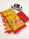 MG 348 Linen Digital Printed Non Catalog Sarees Wholesale Market In Surat